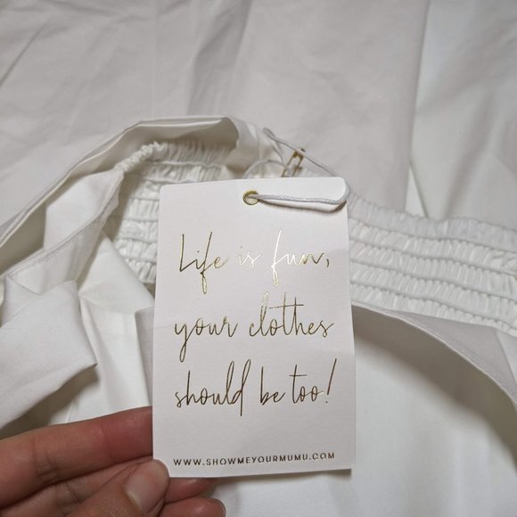 Show Me Your MuMu White Mini Dress - Picture 6 of 9